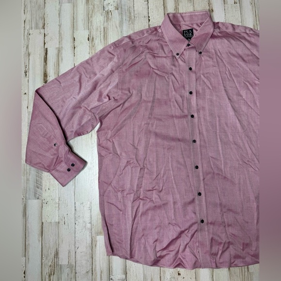 Jos. A Bank Travelers Collection Men's XL Purple Long-Sleeve Button-Up Shirt - Picture 3 of 13